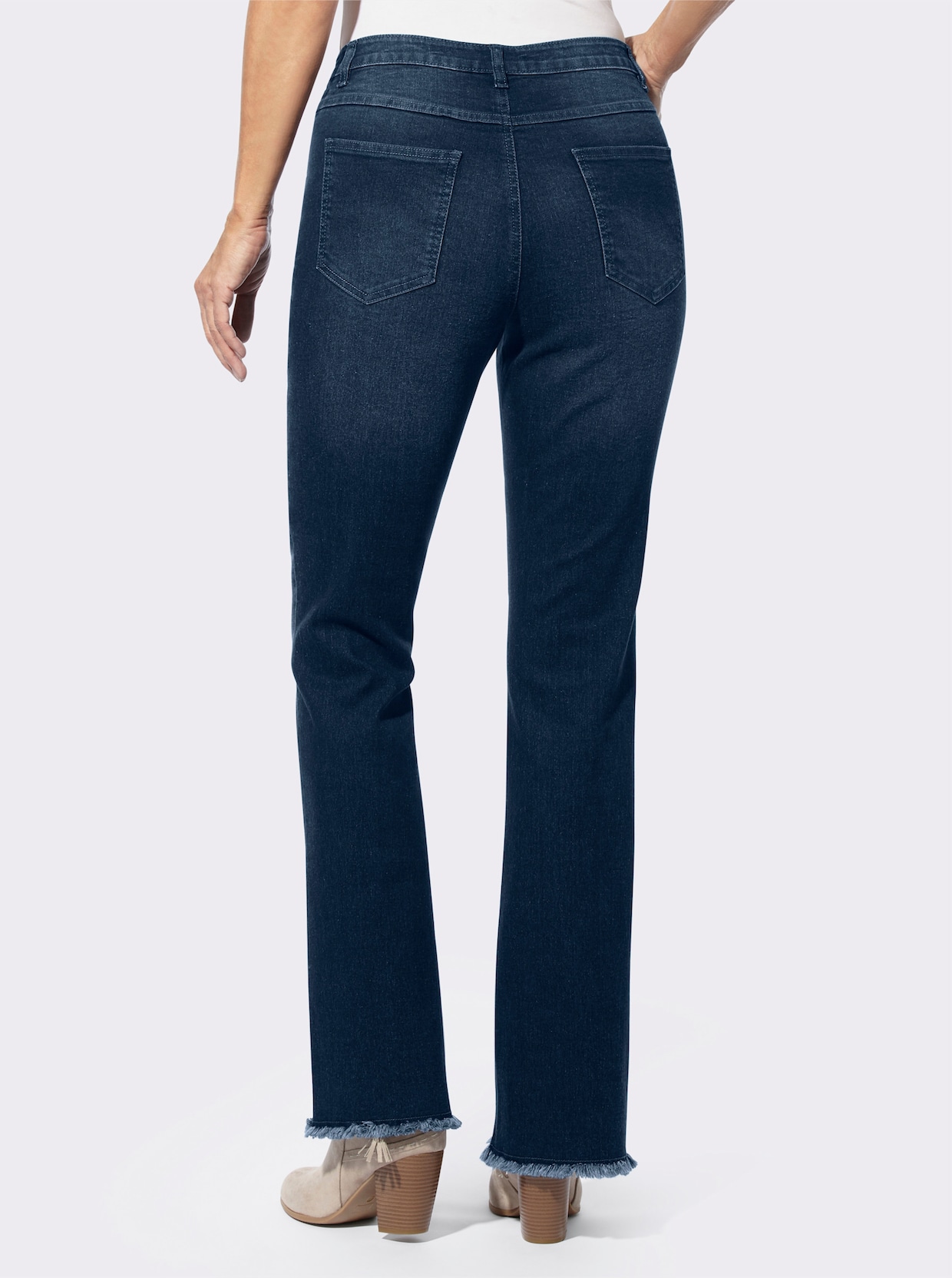 Bootcut jeans - blue-stonewashed