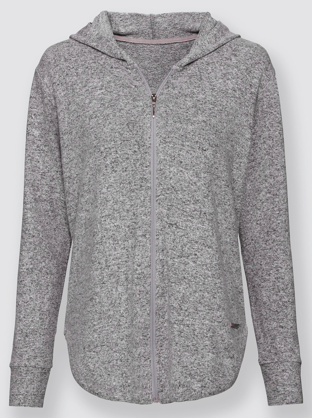 feel good Jacke - hellgrau-meliert
