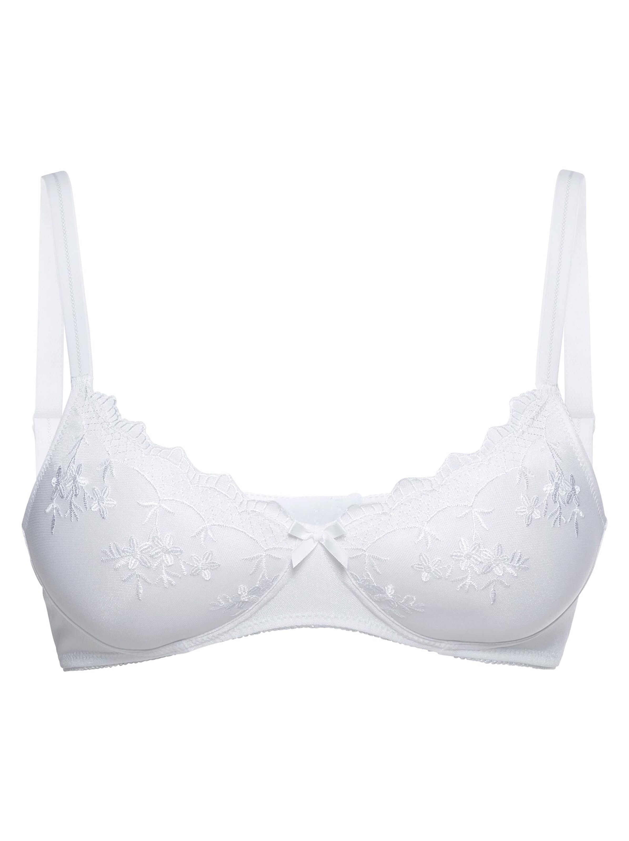 Naturana Schalen-BH ohne Bügel - weiß