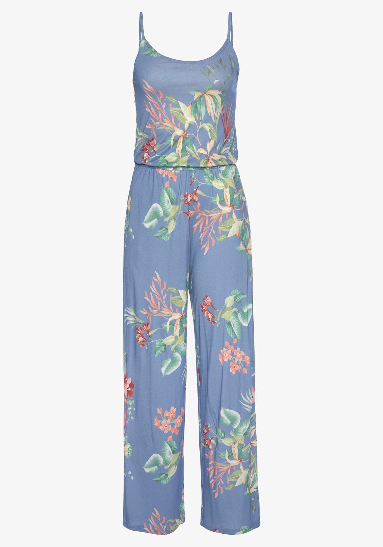 Buffalo Jumpsuit - blauw bedrukt