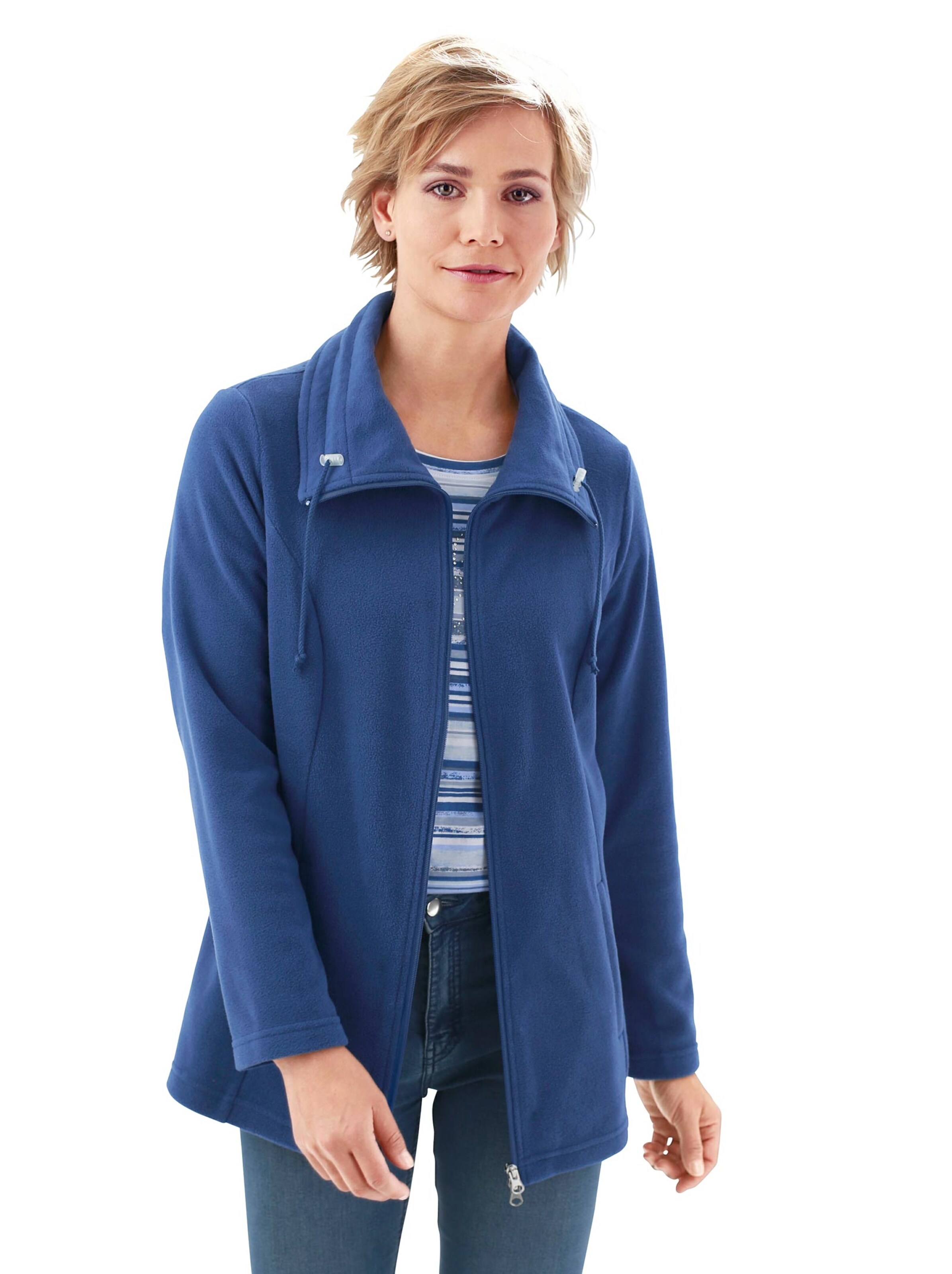 Fleece-Jacke - marine