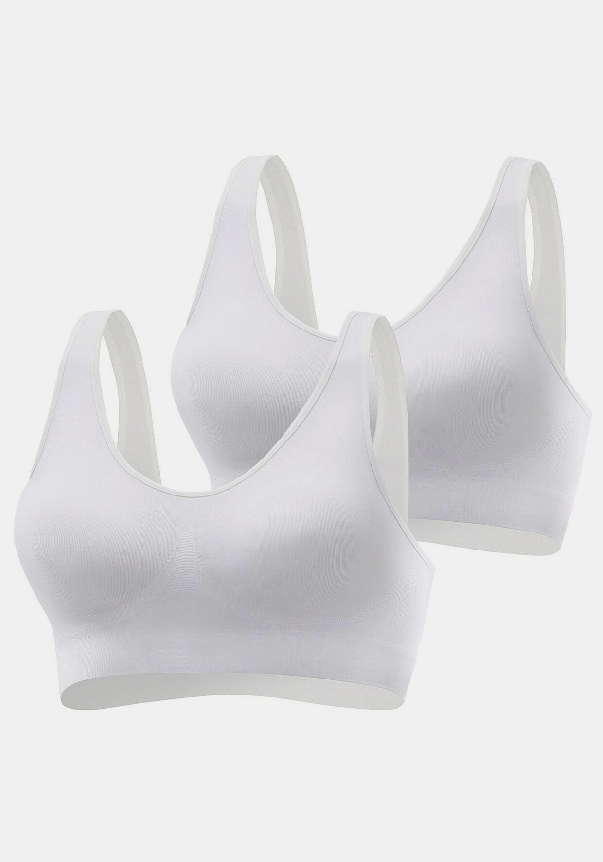 petite fleur Bralette-BH - 2xweiß