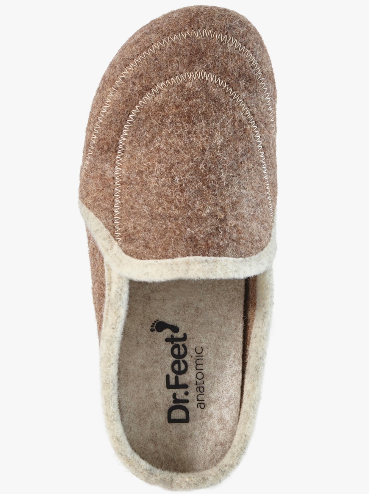 Dr. Feet huisschoenen - taupe