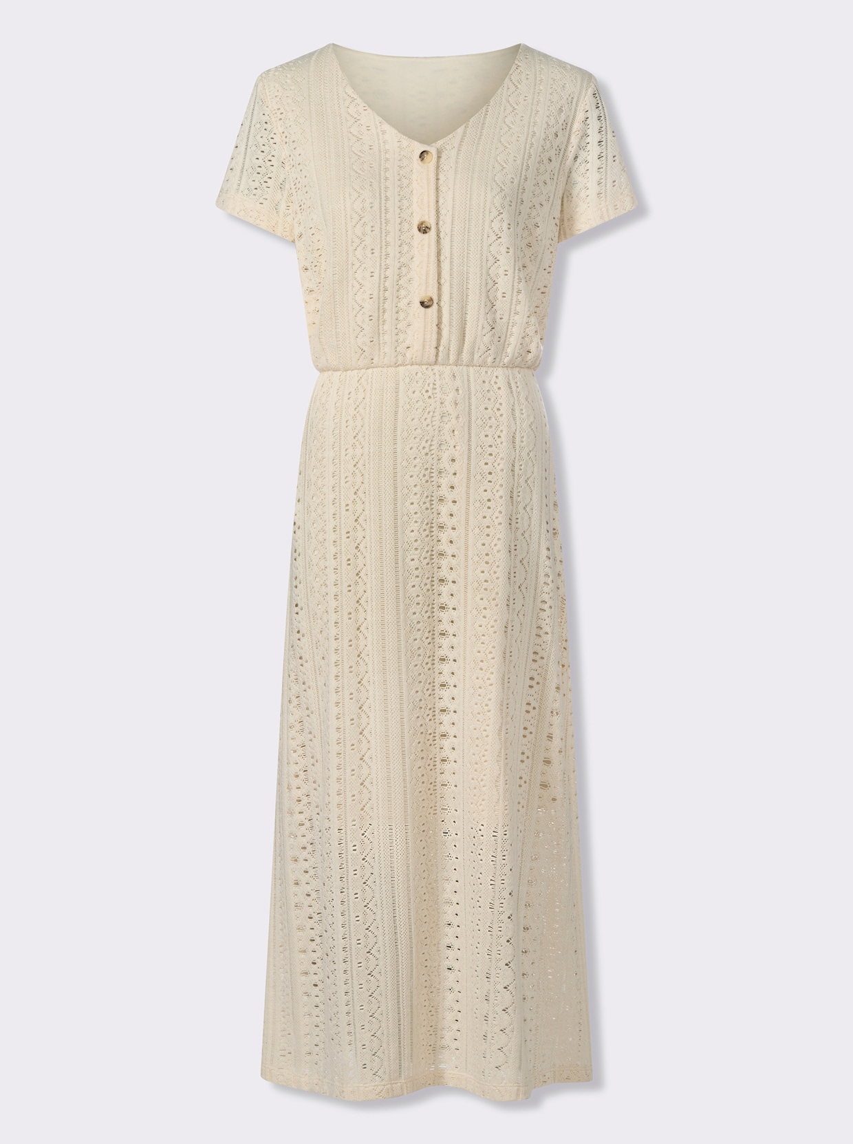 Jerseykleid - champagner