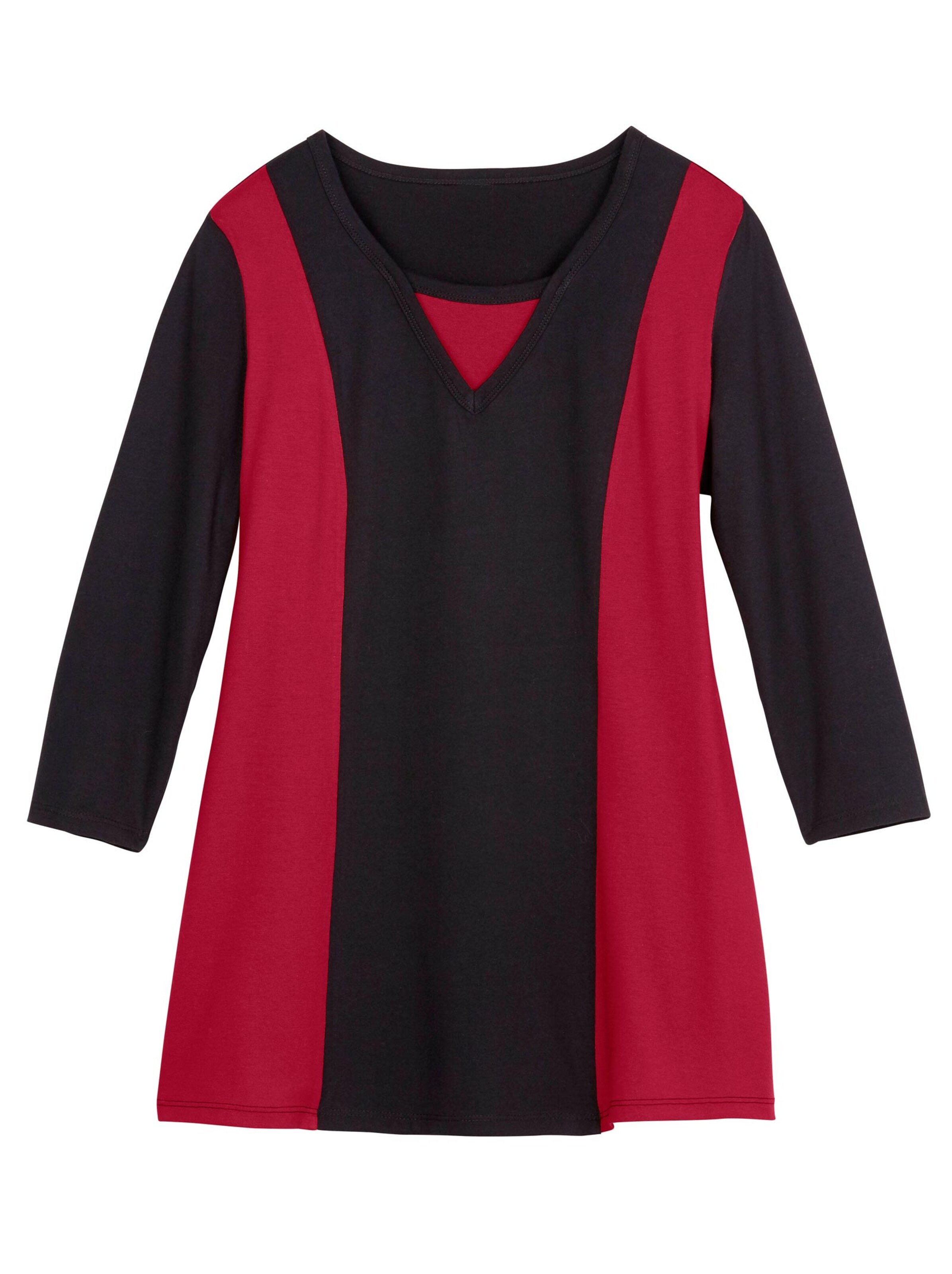 Shirt - schwarz-rot