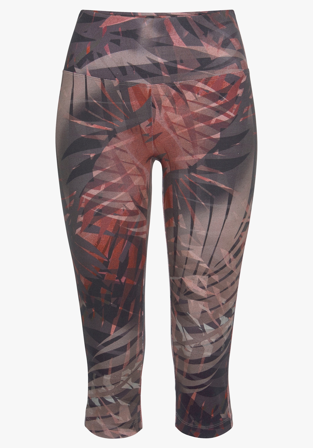 LASCANA ACTIVE Caprileggings - gemustert-braun