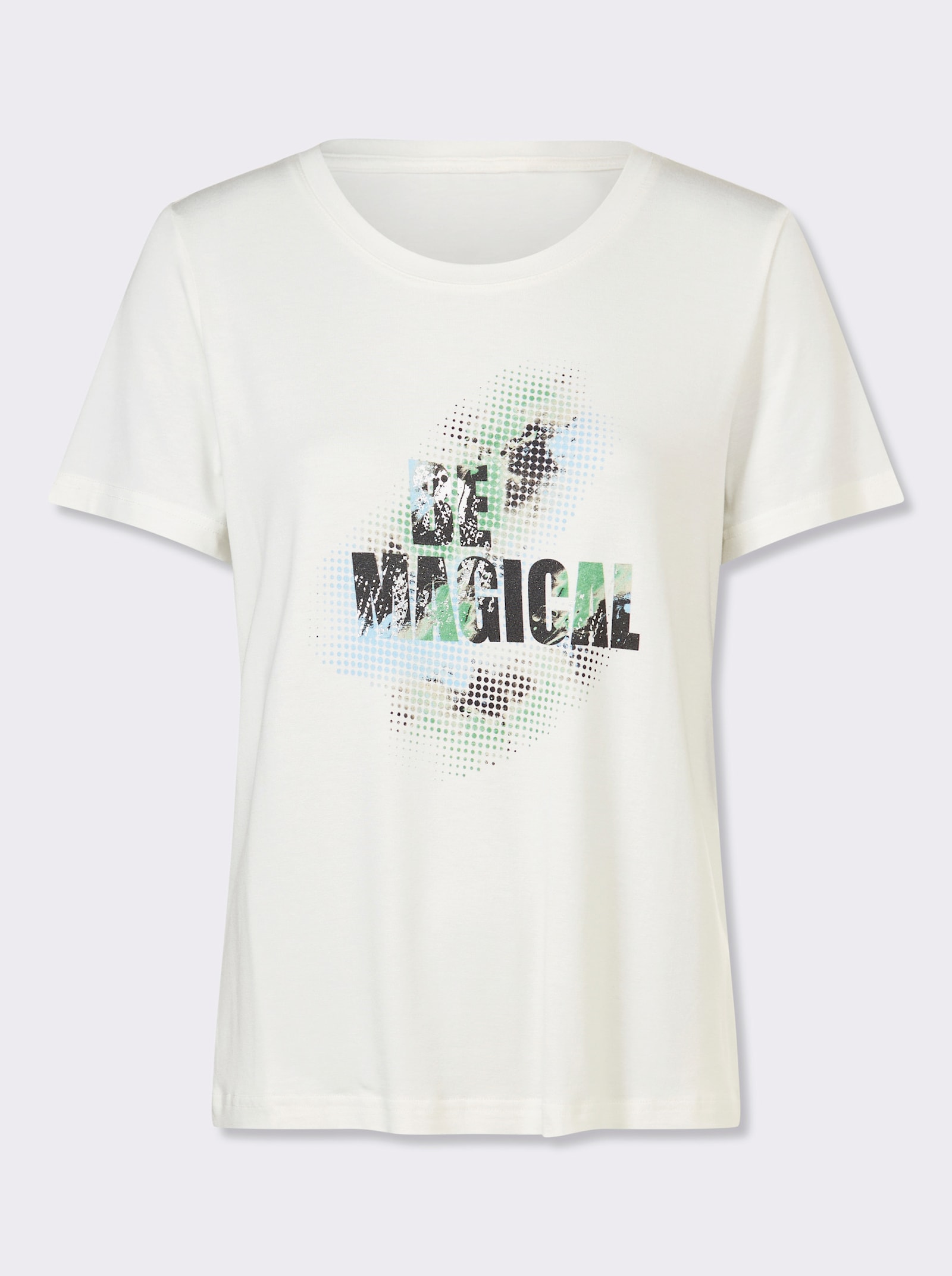 heine Shirt met korte mouwen - ecru