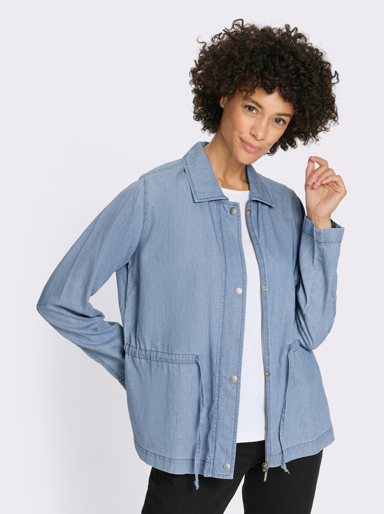 Jeansjacke - blue-bleached