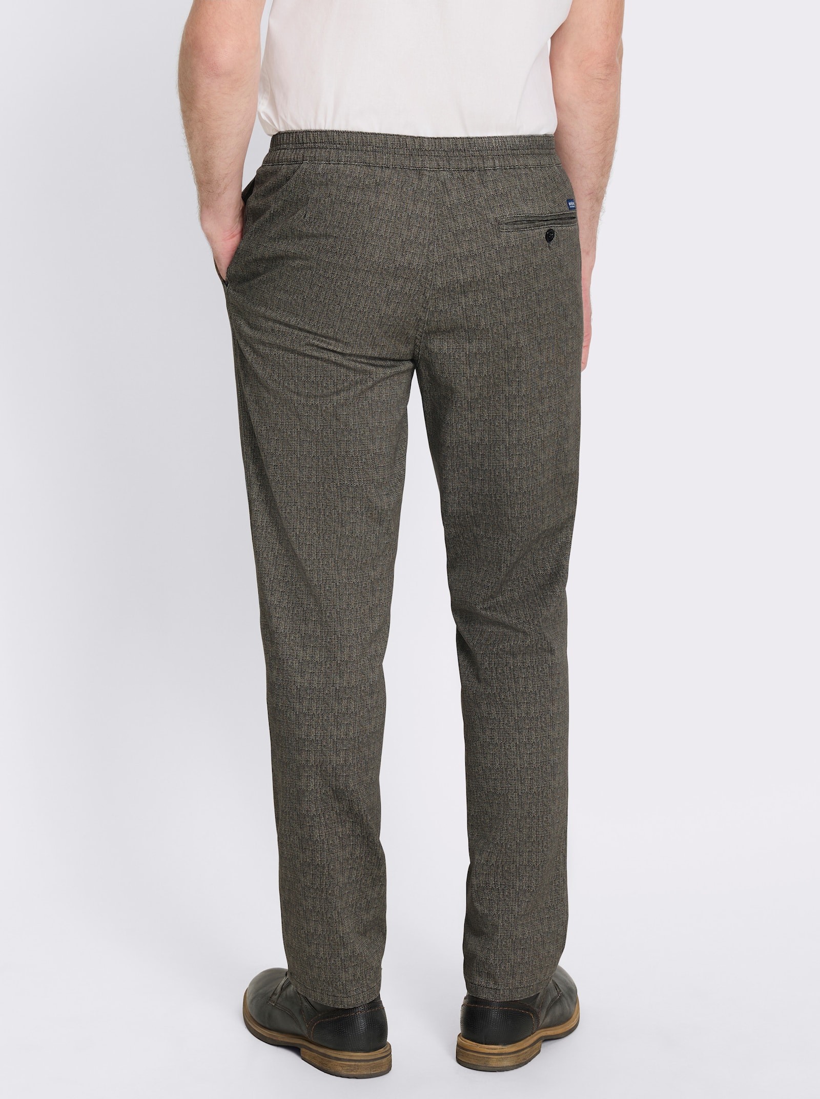 Brühl Schlupfhose mit Easy Care-Ausrüstung - schoko-gemustert