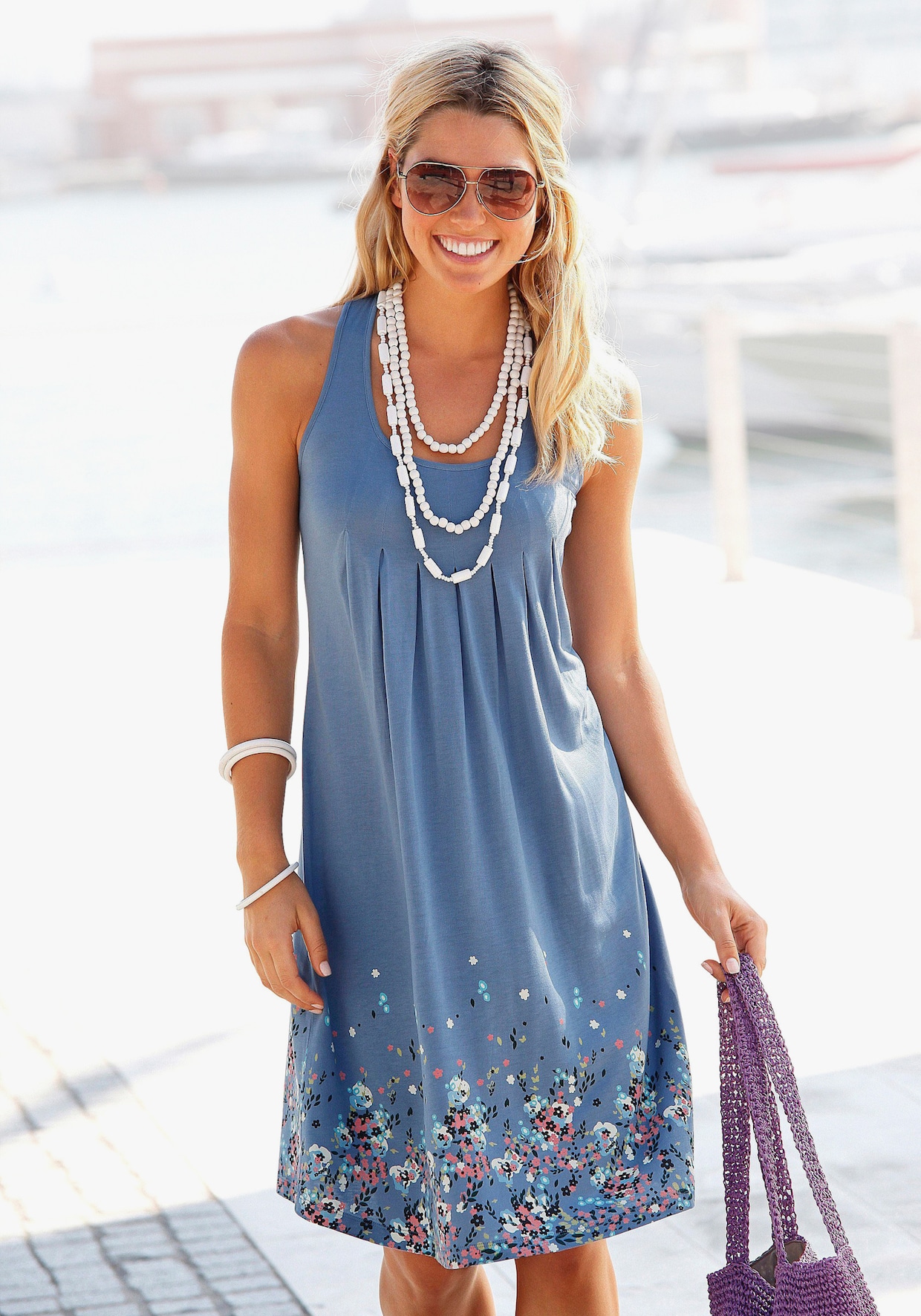 Beachtime Strandkleid - blau