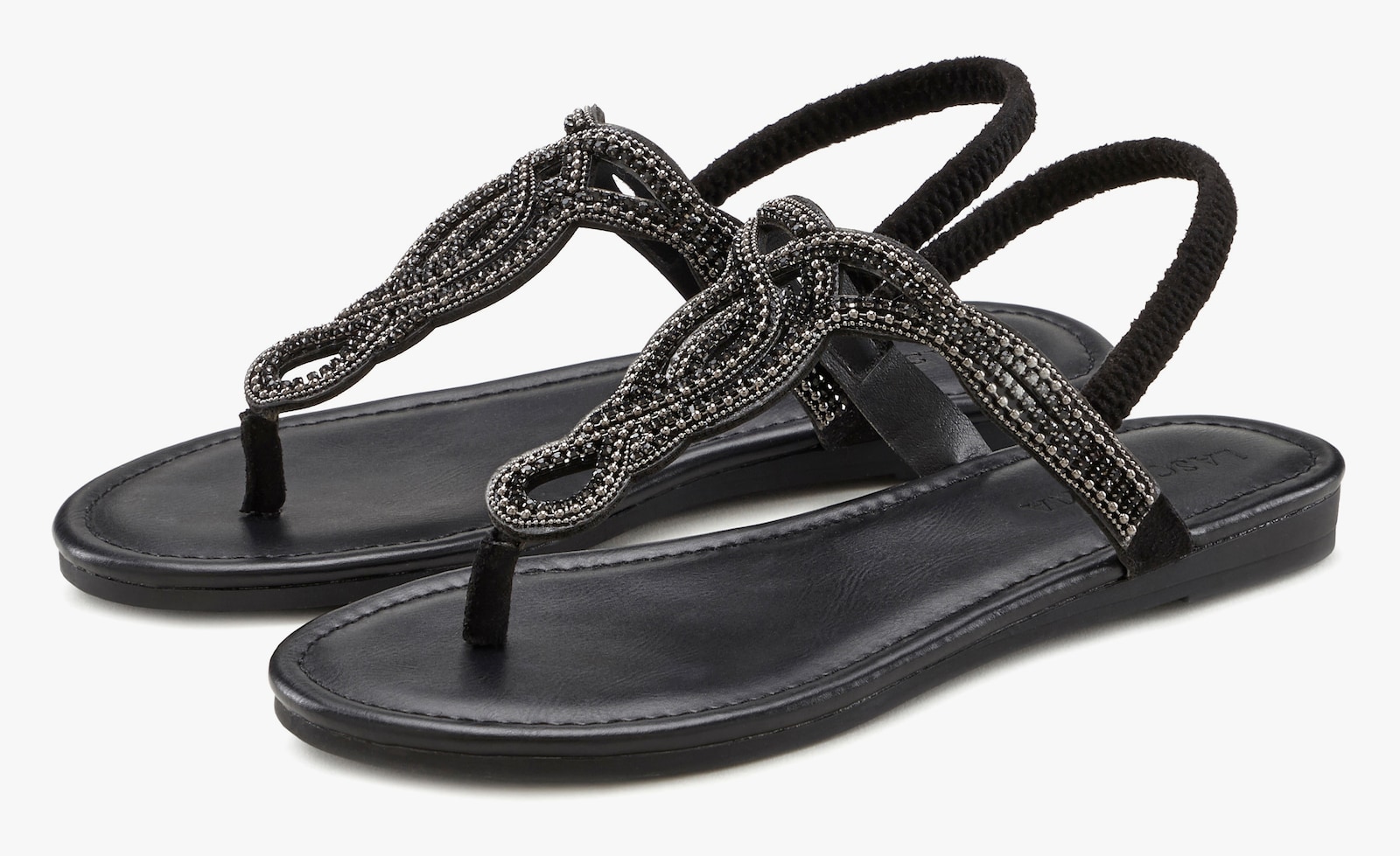 LASCANA Zehentrenner - schwarz