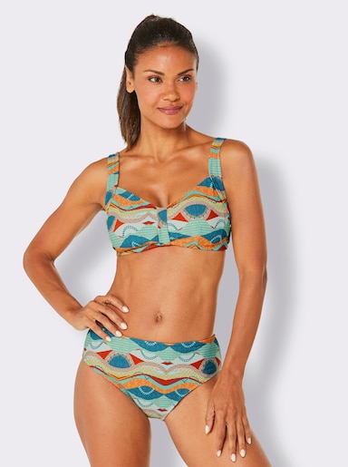 feel good Bikini - topas-papaya-bedruckt