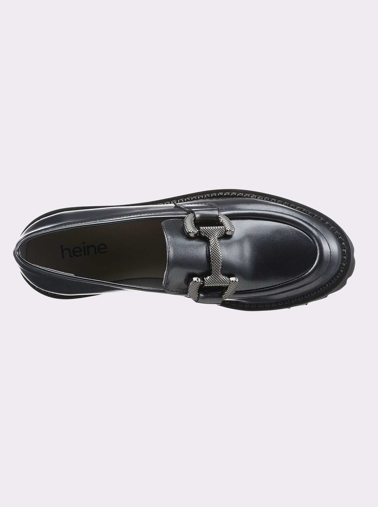 heine Slipper - anthrazit-metallic