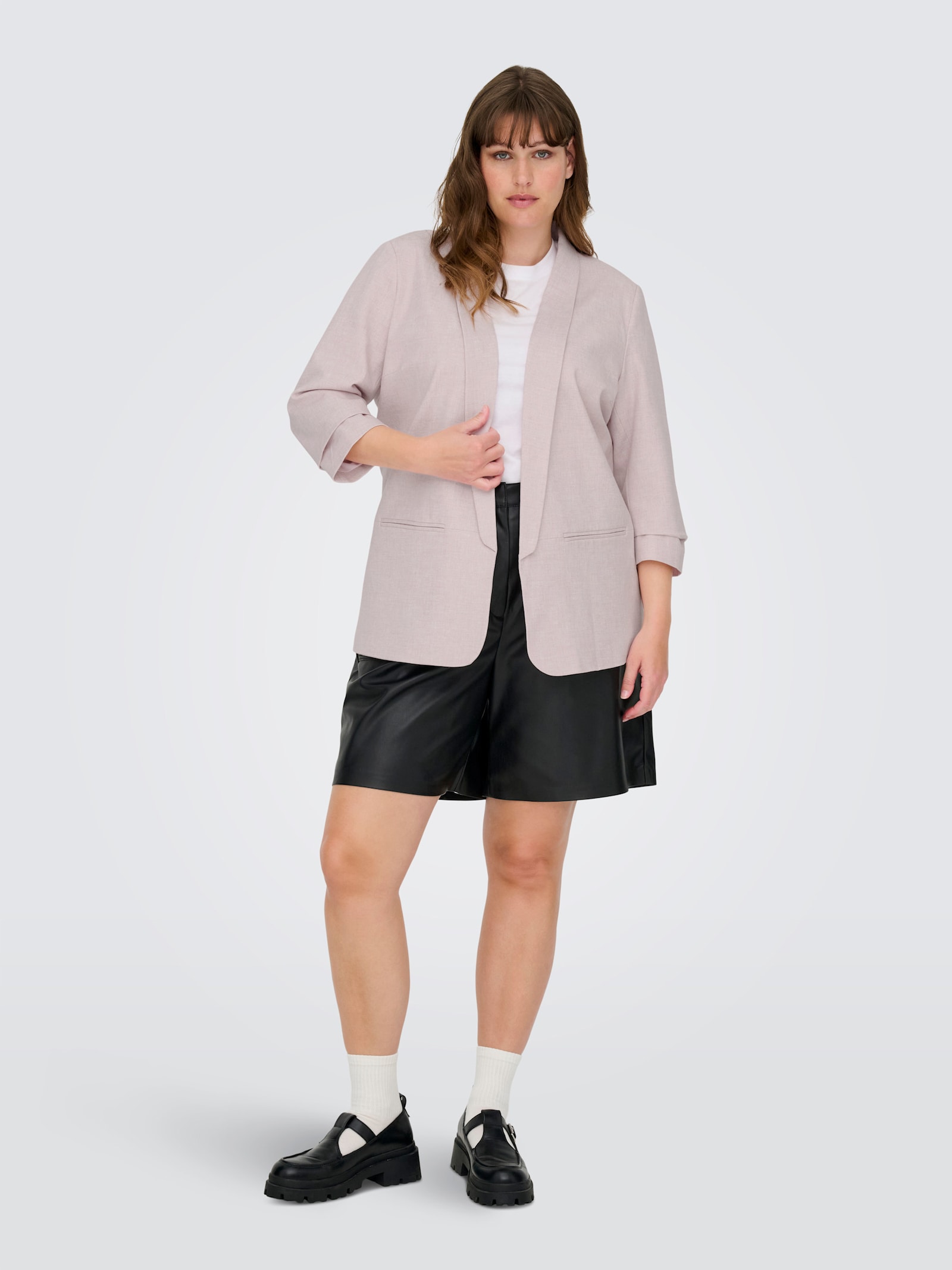 ONLY CARMAKOMA Kurzblazer - burnished lilac detail:melange