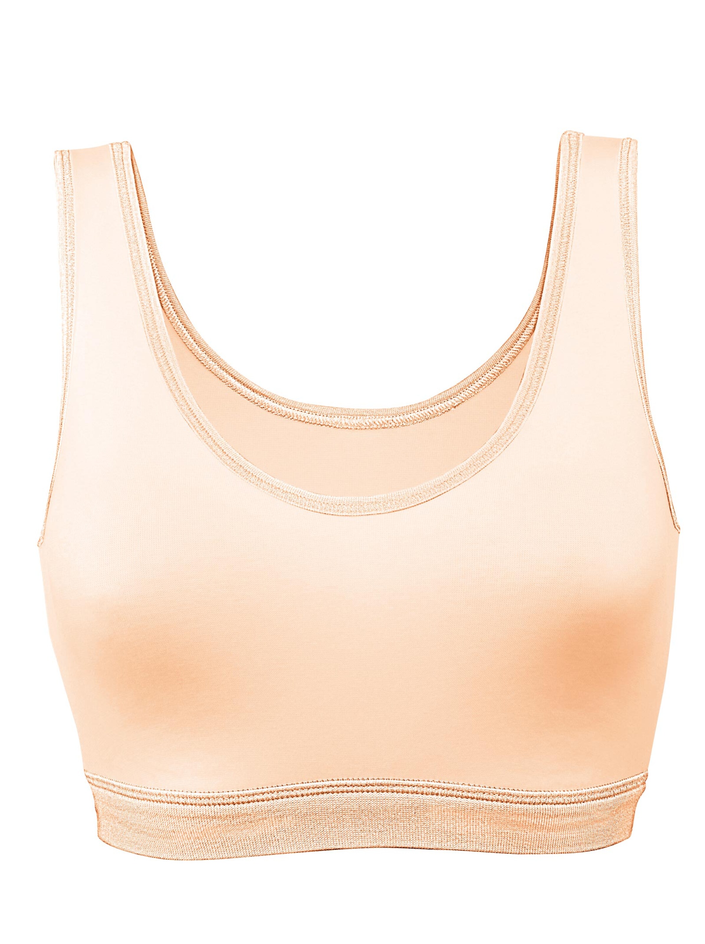 wäschepur Bustier - apricot + jadegrün