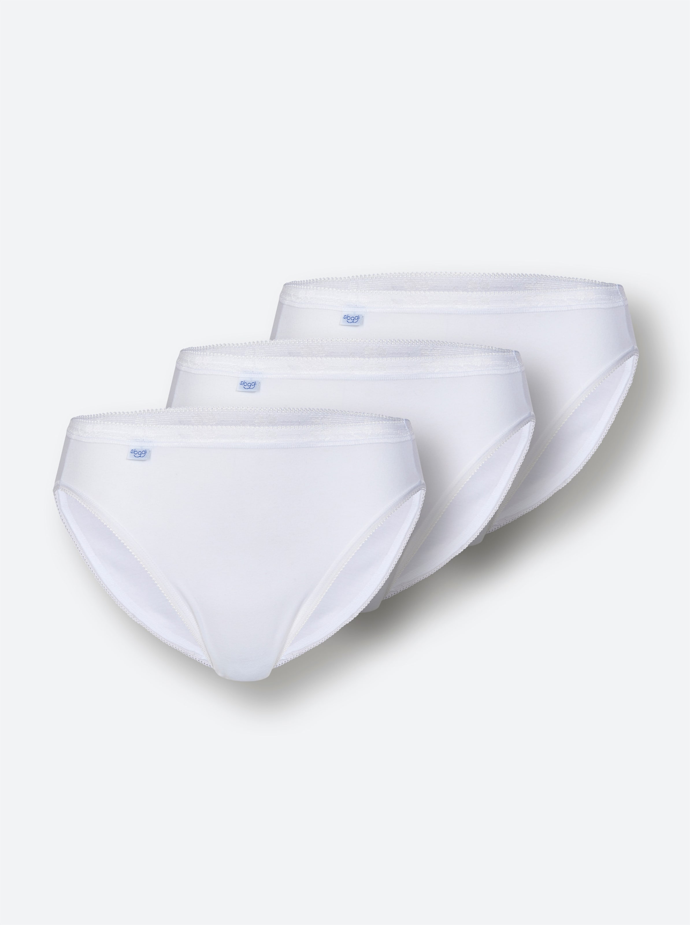 Sloggi Damen Weiß Höschen Für Basic+ Tai (X3) - Bild 6