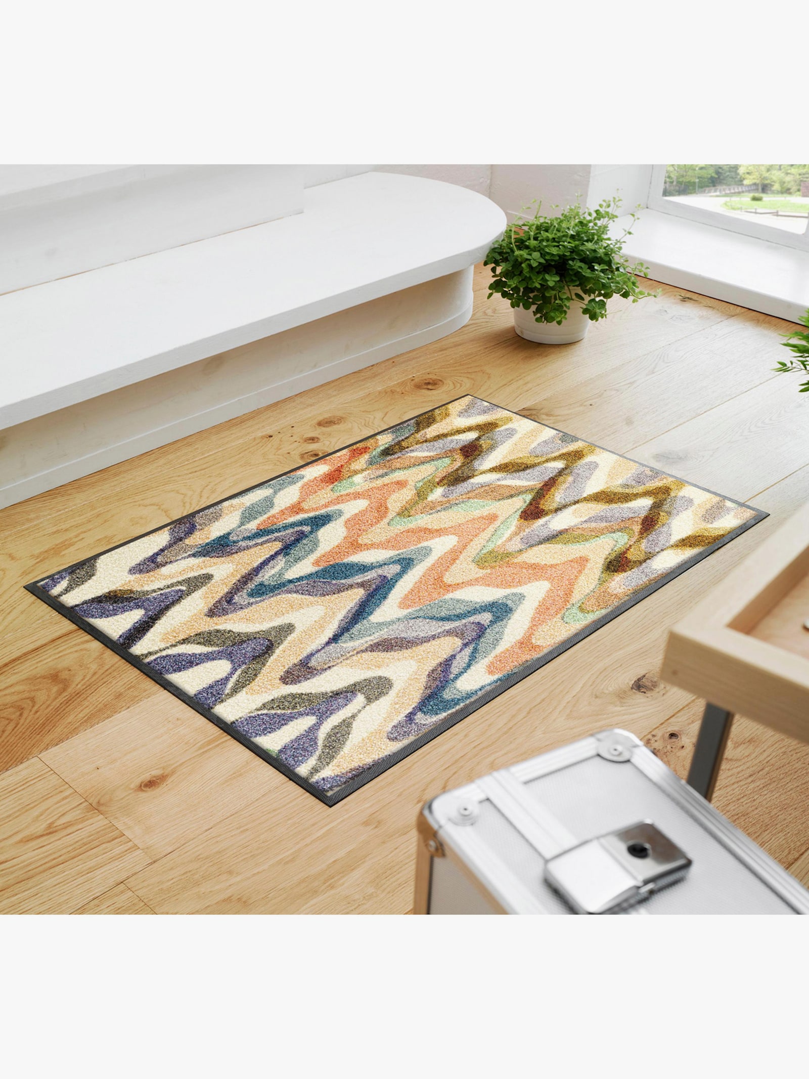 wash+dry by Kleen-Tex Fußmatte - sand-bunt