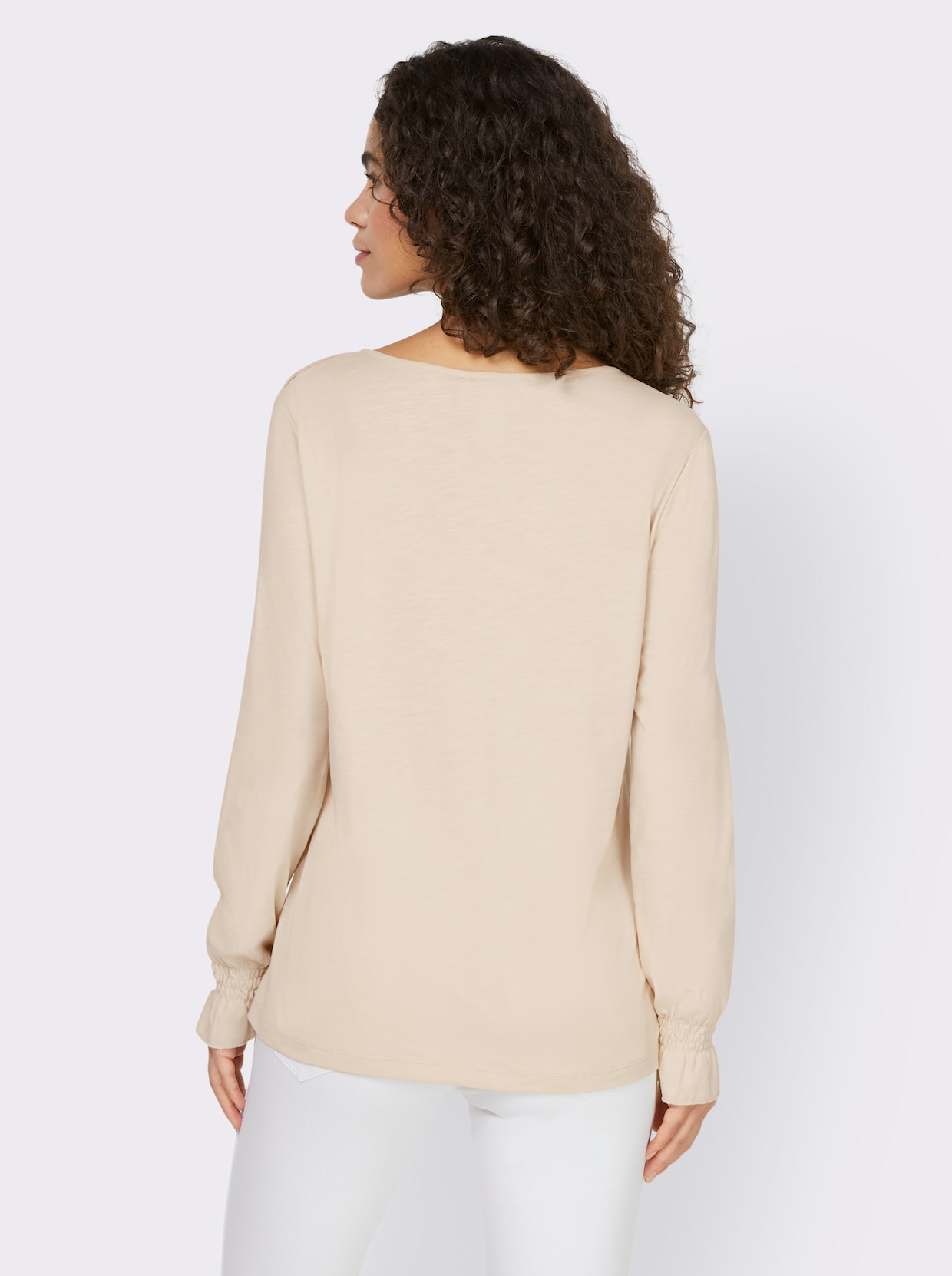 heine T-shirt manches longues - sable