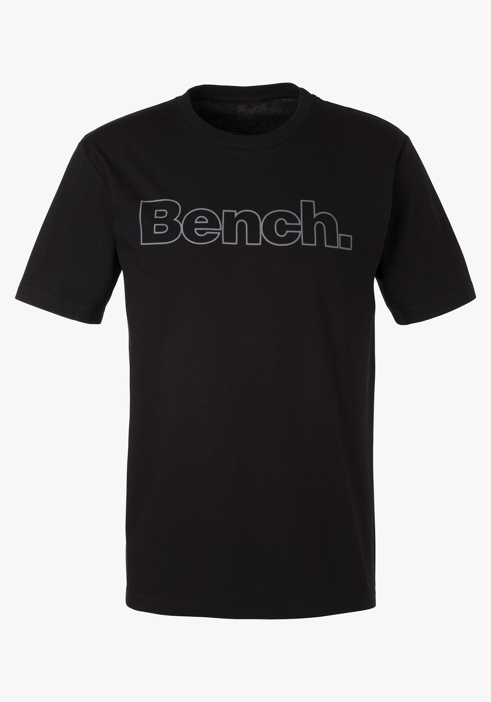 Bench. Loungewear T-Shirt - petrol, schwarz