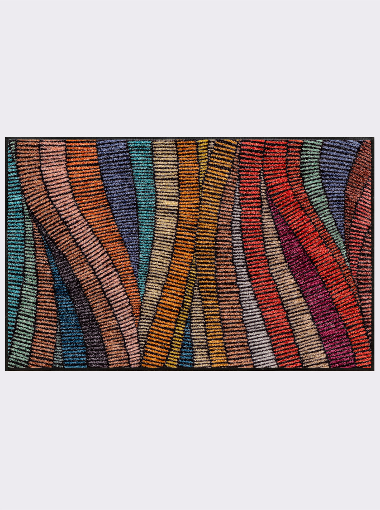 wash+dry by Kleen-Tex Fußmatte - rot-bunt