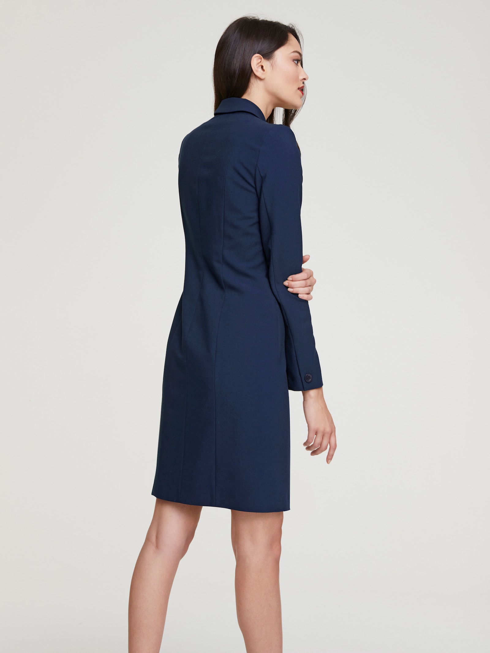 heine Bleistiftkleid im Blazer-Stil - marine