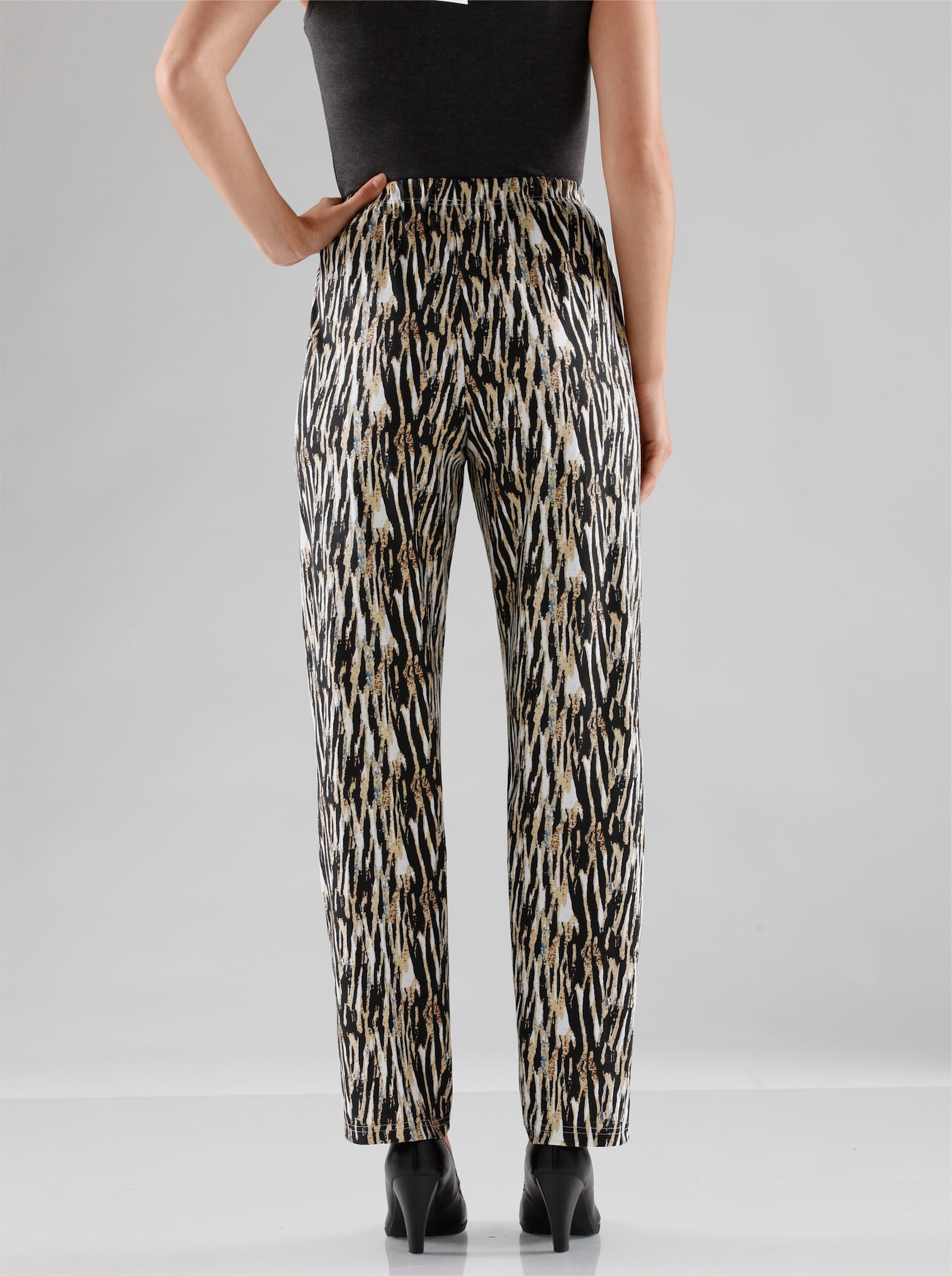 Žerzejové kalhoty s potiskem - velbloudí-potisk