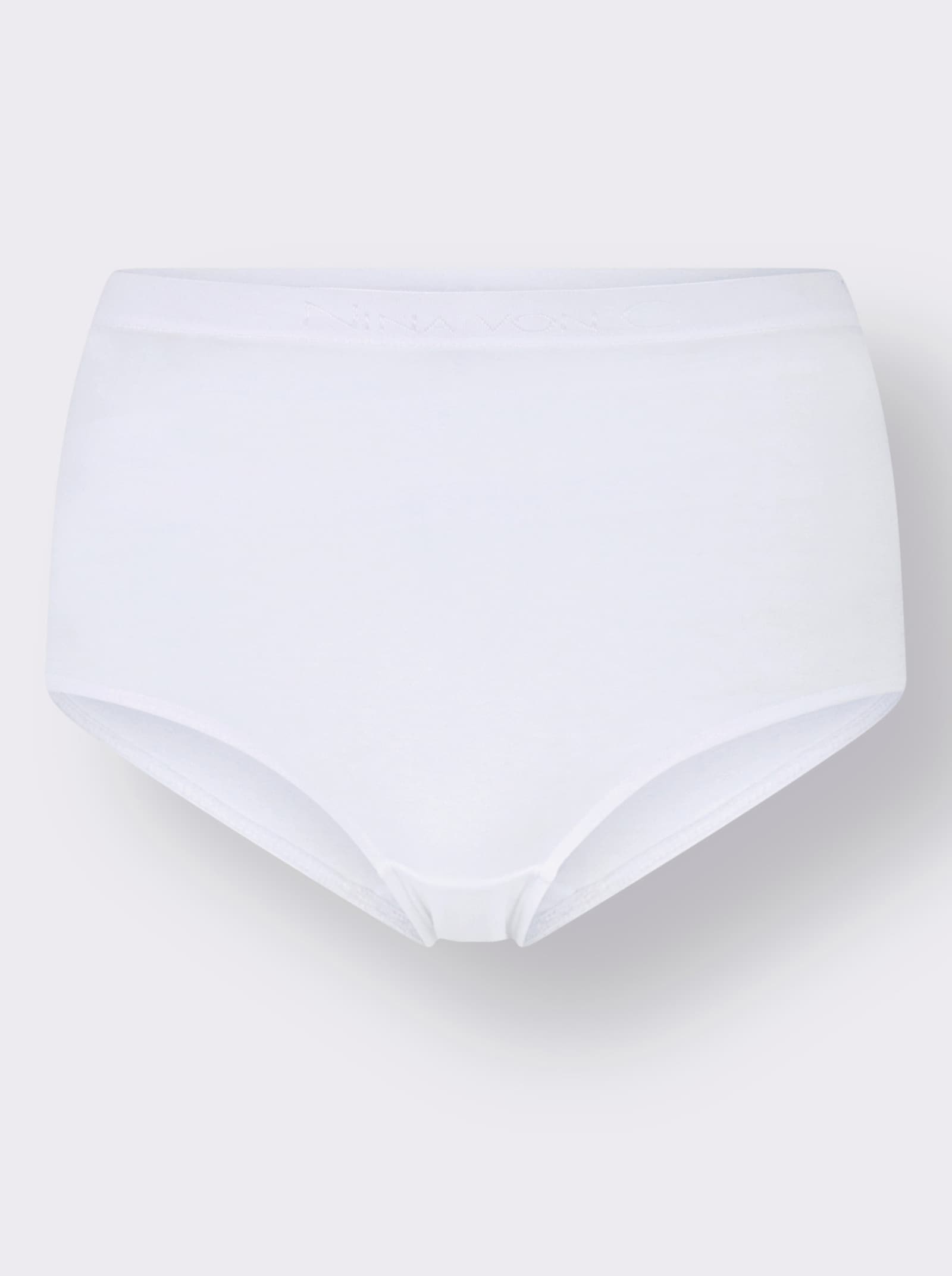 Nina von C. Hüftslip in Pima-Baumwoll-Qualität - weiss