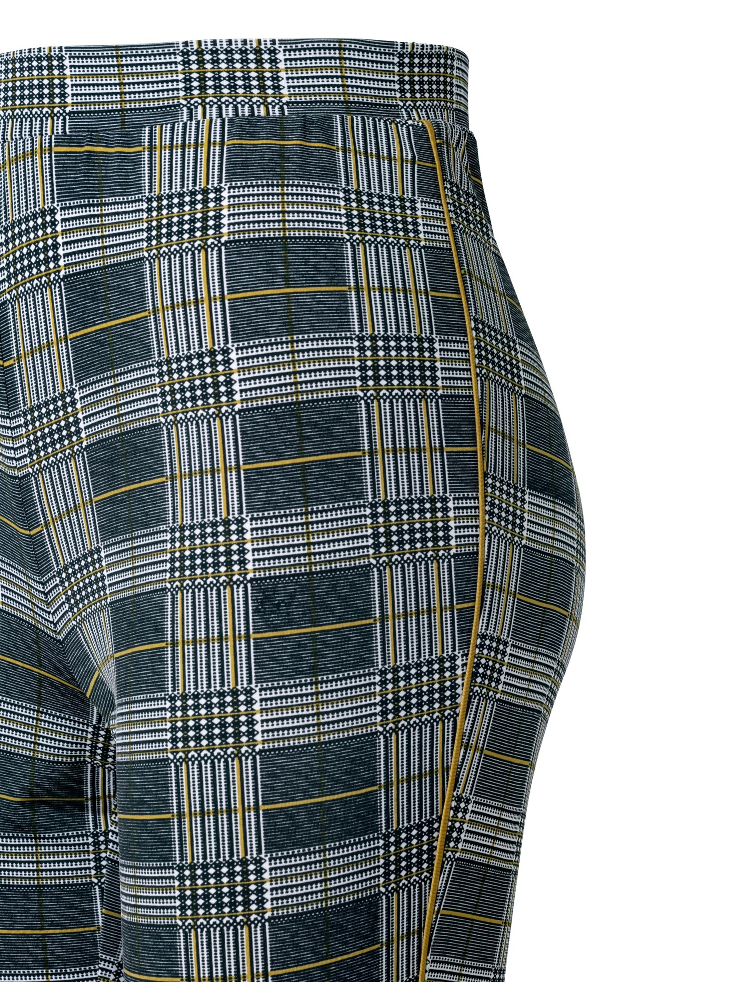 Leggings - gelb-kariert