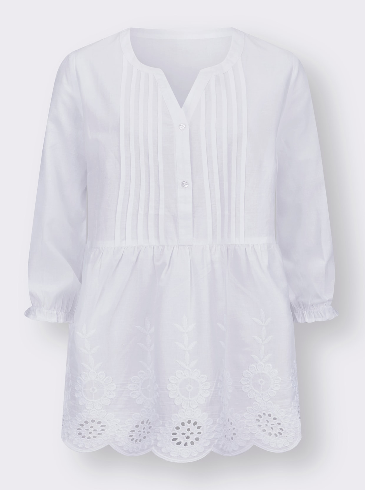 Comfortabele blouse - wit
