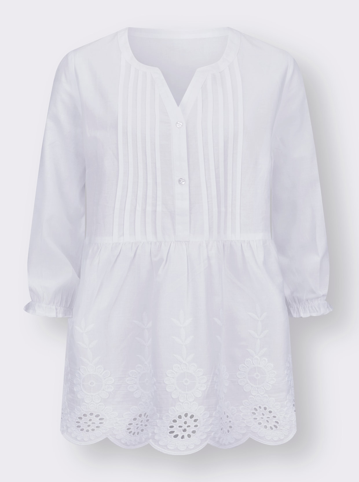 Comfortabele blouse - wit