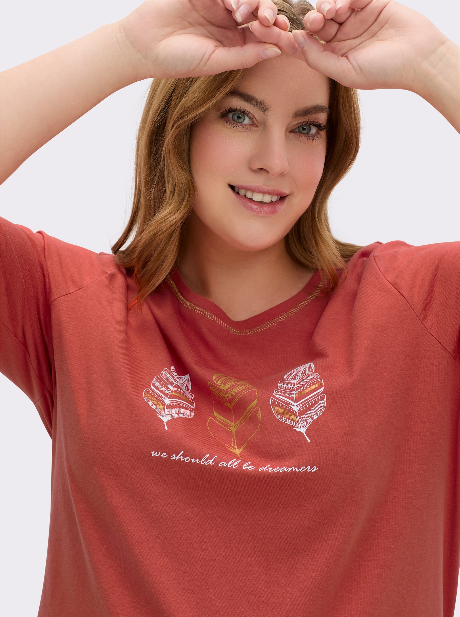 wäschepur Schlafanzug mit Glanz-Effekten - terra