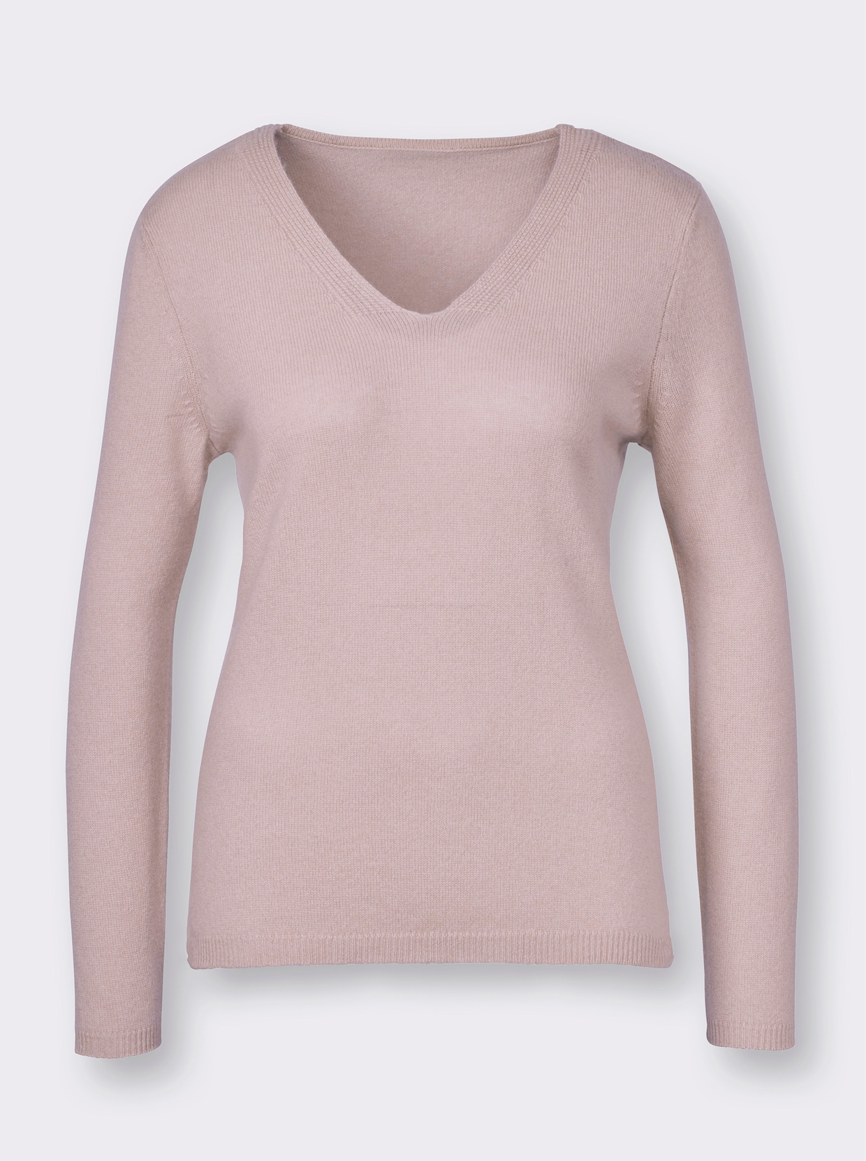 CREATION L PREMIUM Pullover van kasjmier - roze gemêleerd