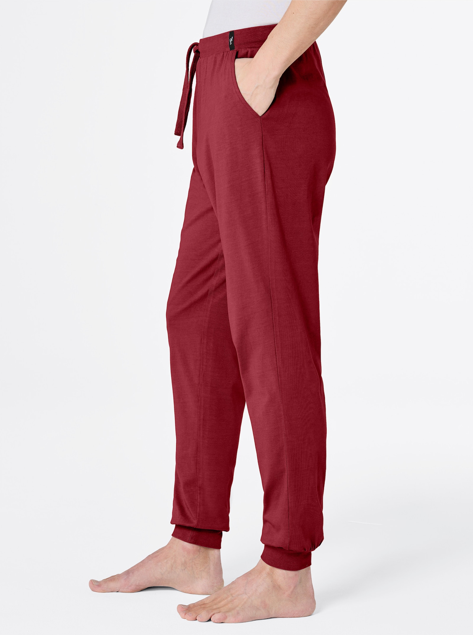 wäschepur men Hosen lang - marine + dunkelrot