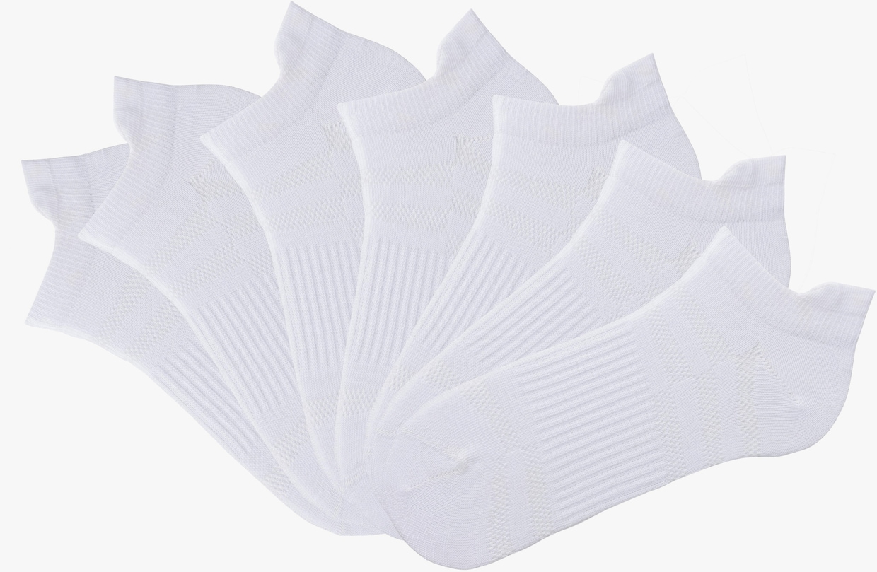 LASCANA ACTIVE Socquettes - 7x blanc