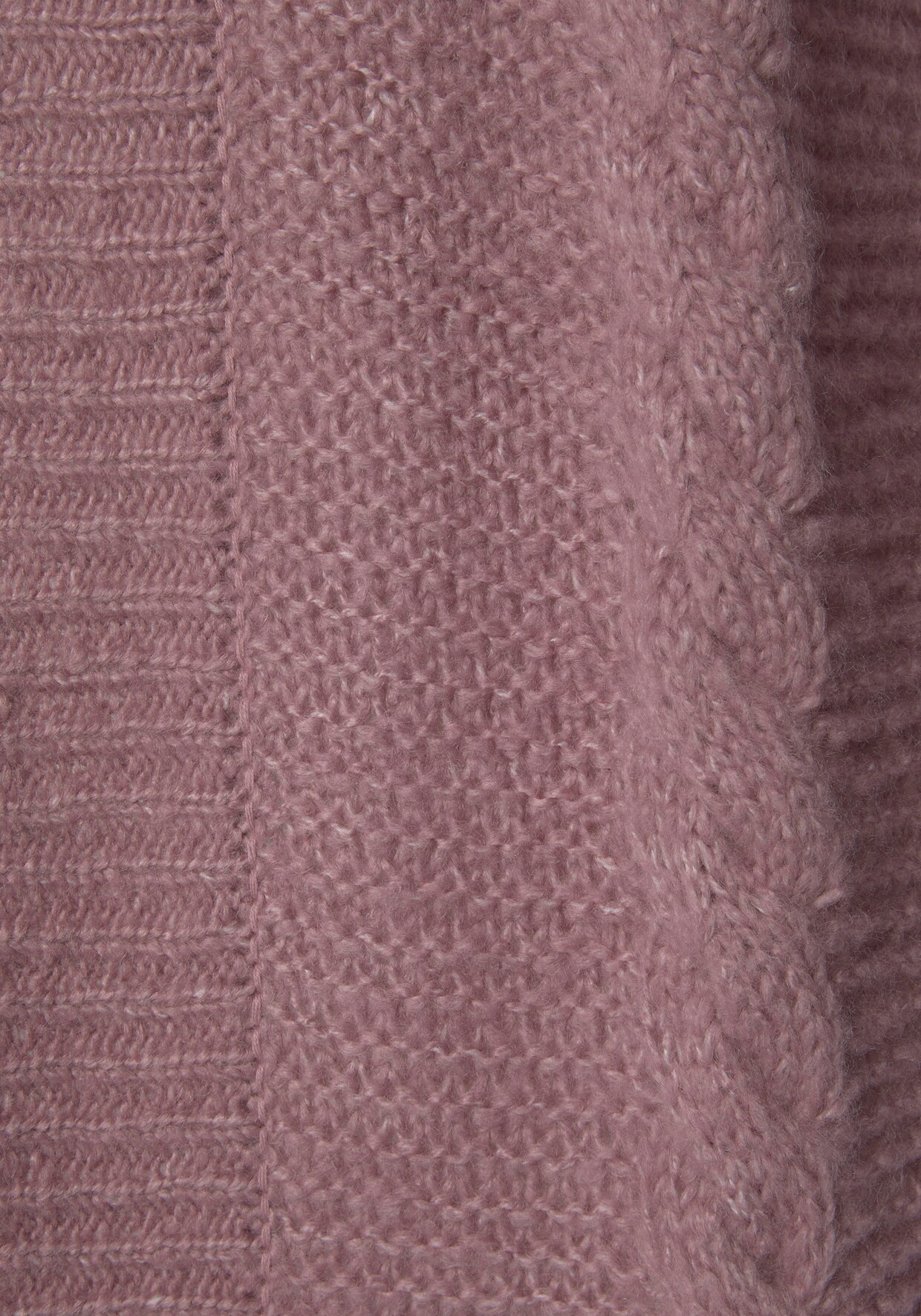 LASCANA Longstrickjacke - dunkelrosé