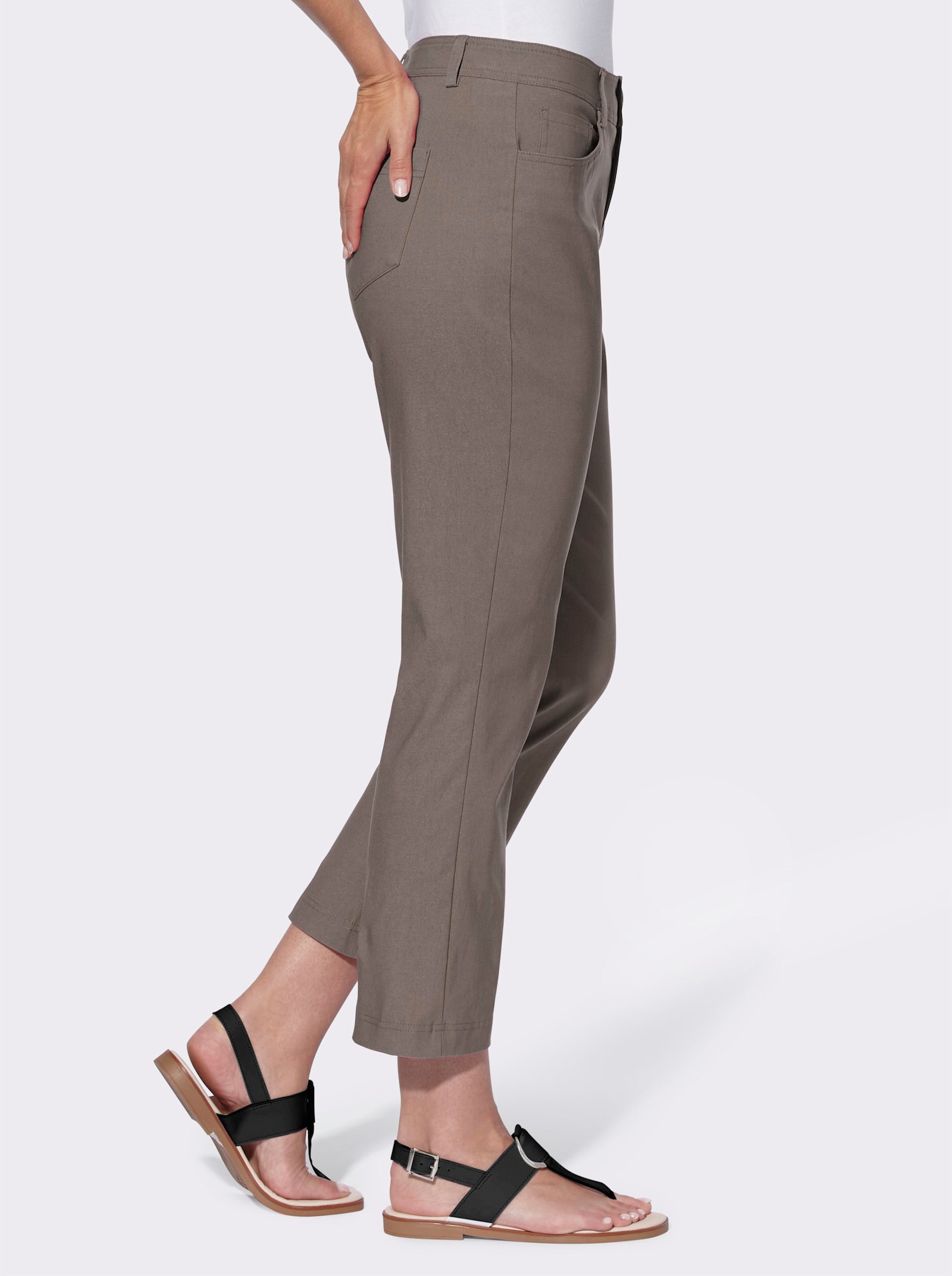 heine Bengalinhose 5-Pocket-Style - dunkeltaupe