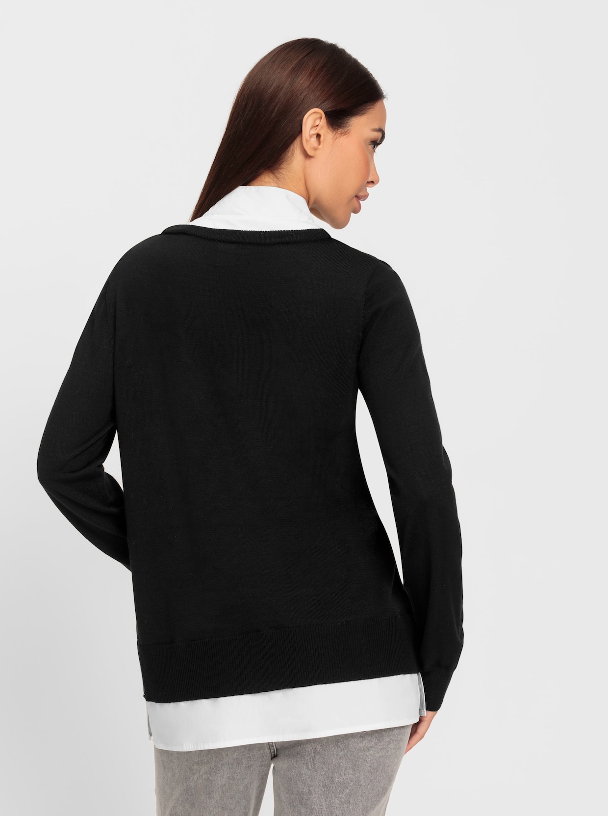 heine Pullover - zwart/wit