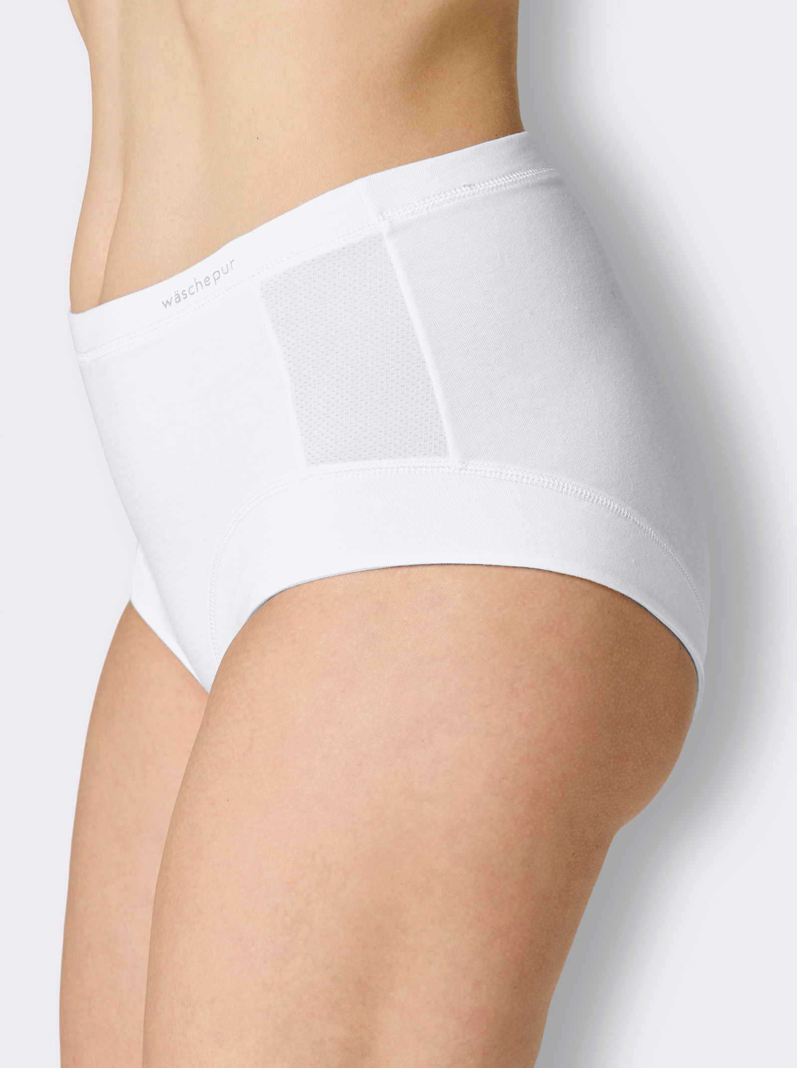 wäschepur Taillenslip im 2er-Pack - weiß