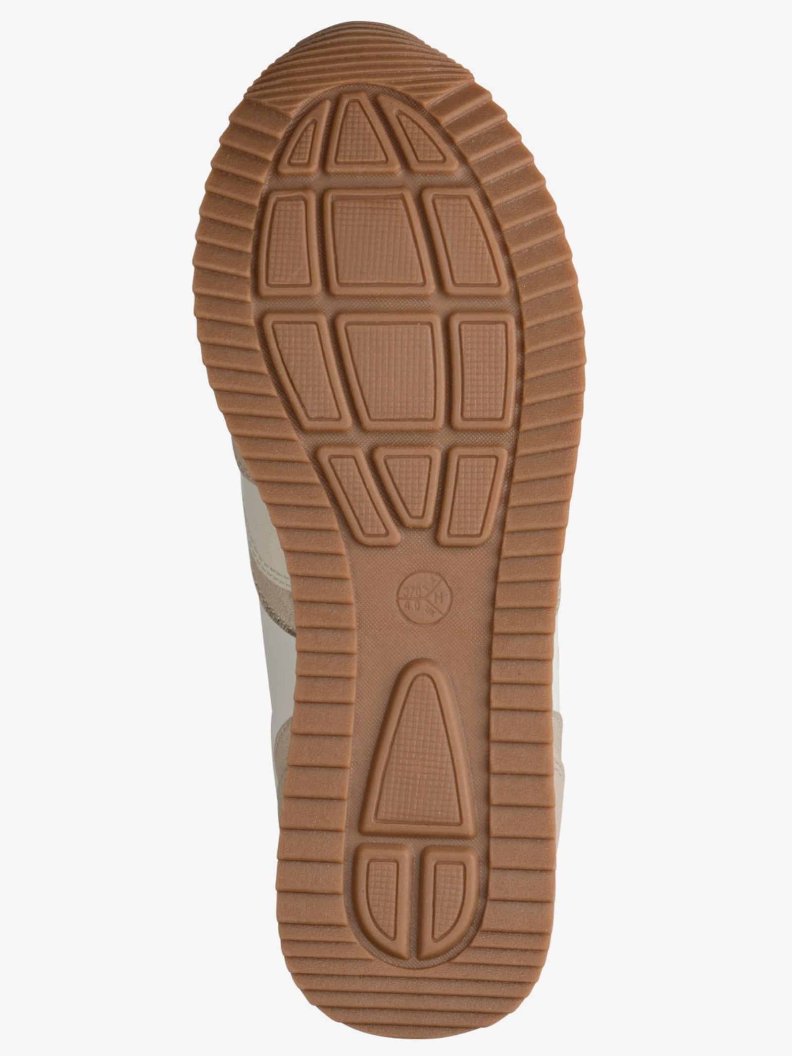 Jana Sneaker mit Leo-Details - beige