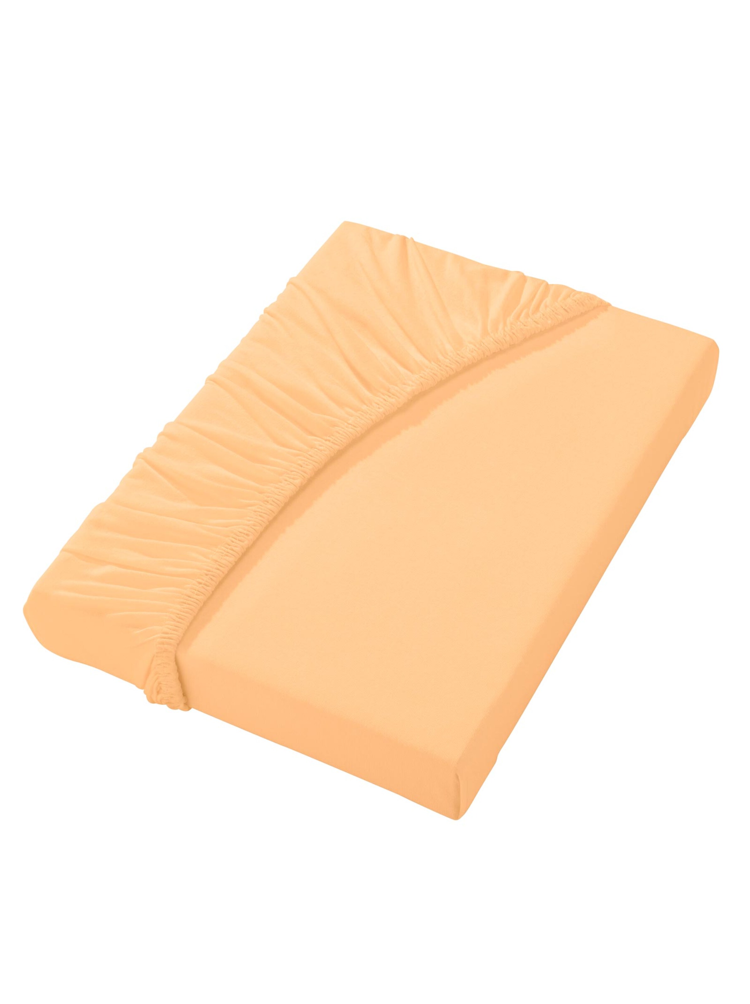Spannbetttuch - apricot