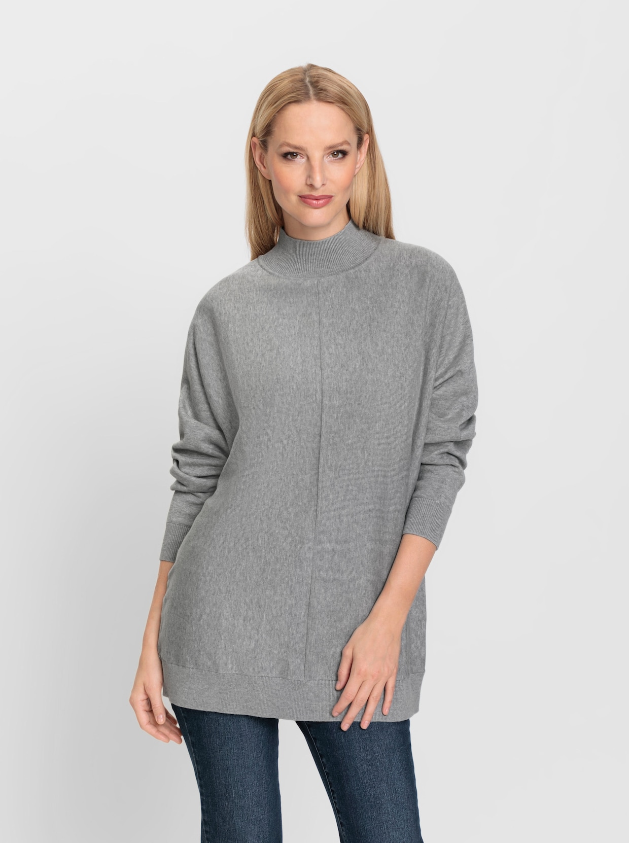 heine Pull - gris chiné