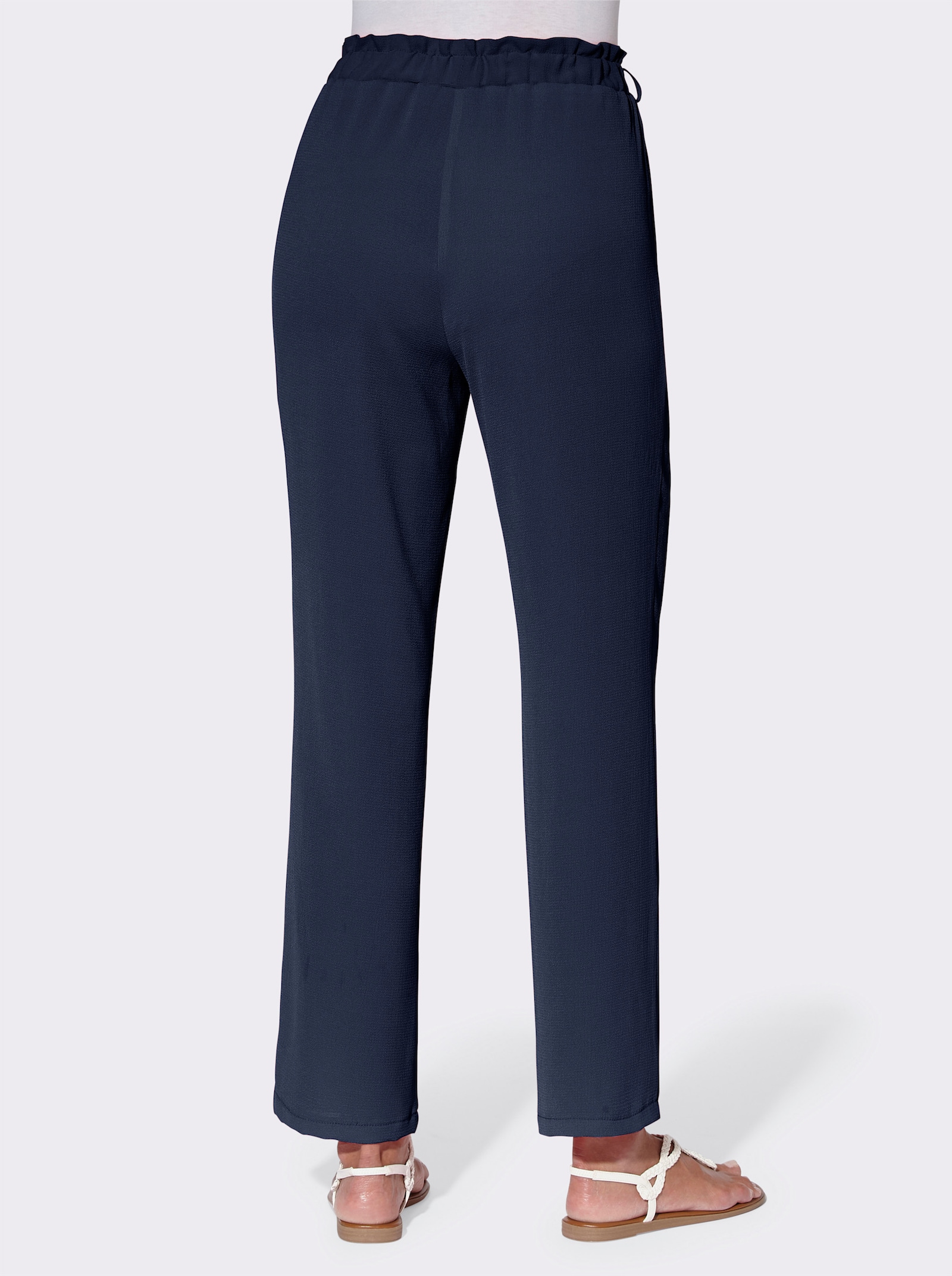 Kalhoty s pevným páskem - tmavěmodrá