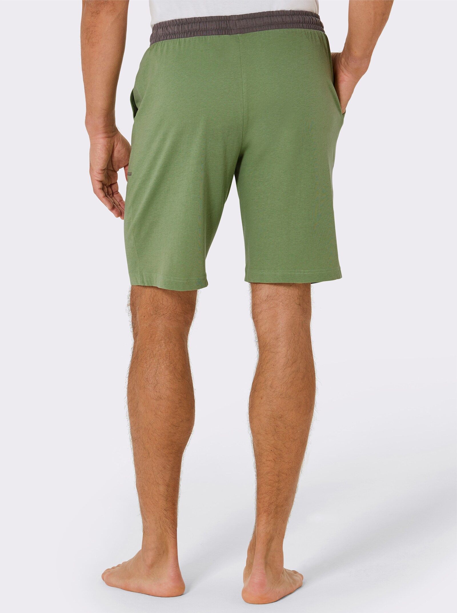 wäschepur men Hose kurz - eucalyptus