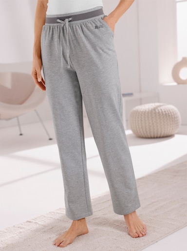 feel good Dehnbund-Hose - grau-meliert-anthrazit