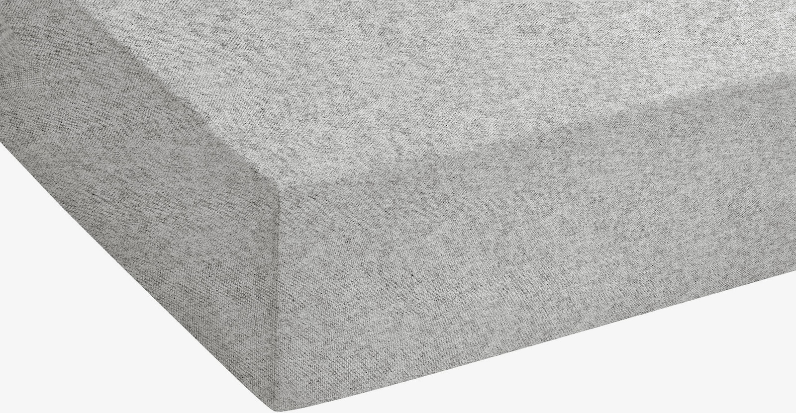 Biberna Spannbetttuch - dunkelgrau