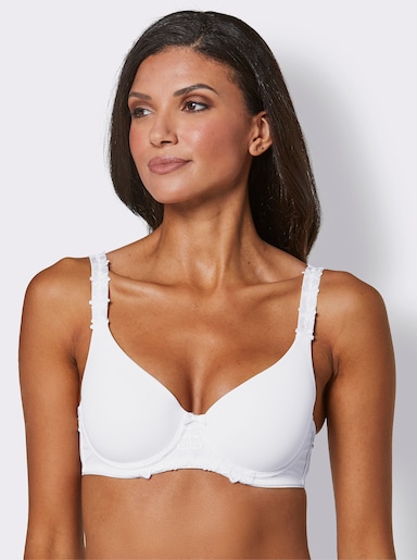 wäschepur Schalen-BH mit Bügel - weiß