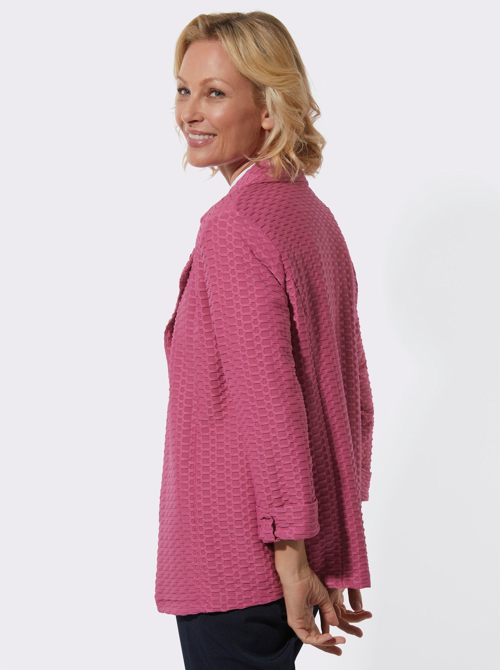 Shirtjacke in pflegeleichter Struktur-Qualität - erika