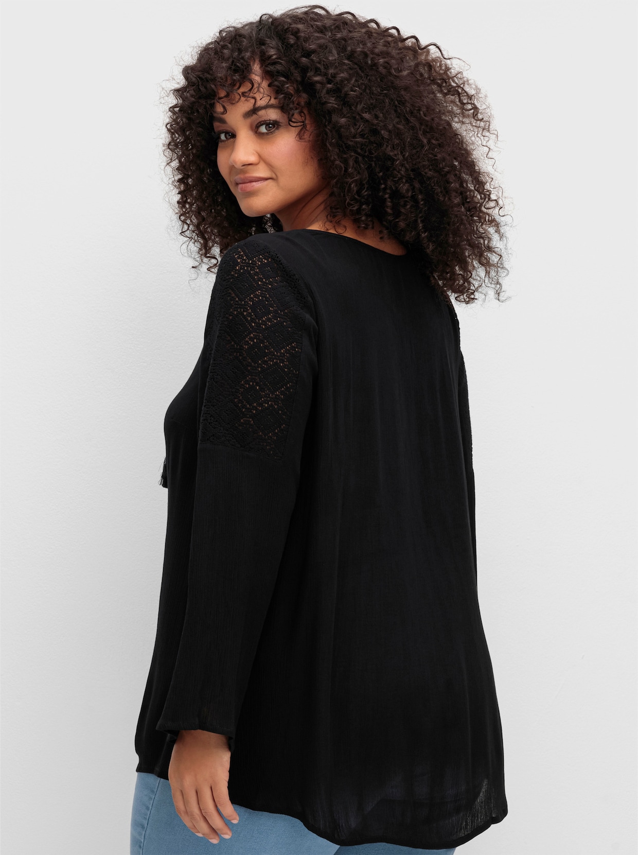 sheego by Joe Browns Tuniek - zwart