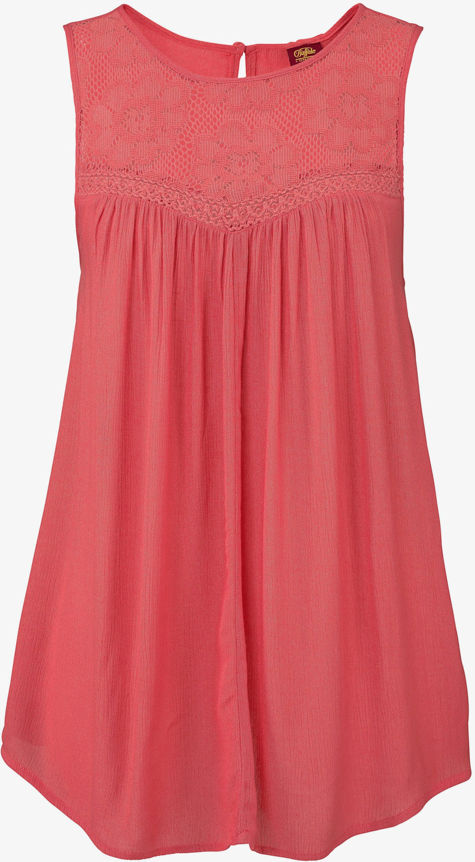 Buffalo Chemisier en crêpe - corail