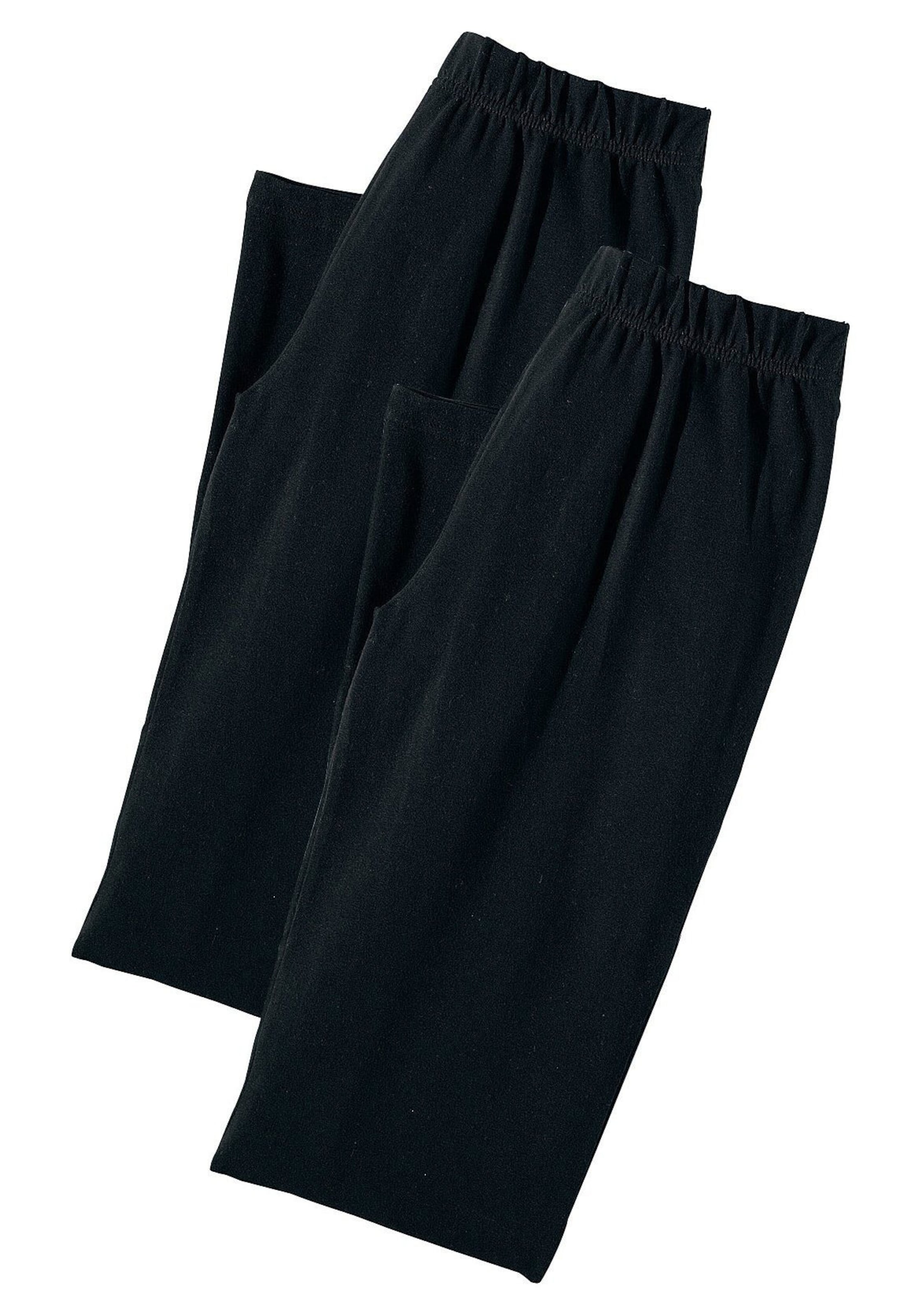 Pack Baumwolle günstig Kaufen-Jazzpants in 2x schwarz von heine. Jazzpants in 2x schwarz von heine <![CDATA[Jazzpants von Vivance im praktischen 2er Pack. Ausgestellte Passform mit bequemen elastischen Bund. Aus 95% Baumwolle (unterstützt Cotton made in Africa), 5% Elasthan.]]>. 